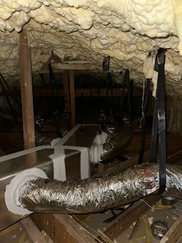 Miller Cooling & Heating attic duct repair in San Antonio, TX