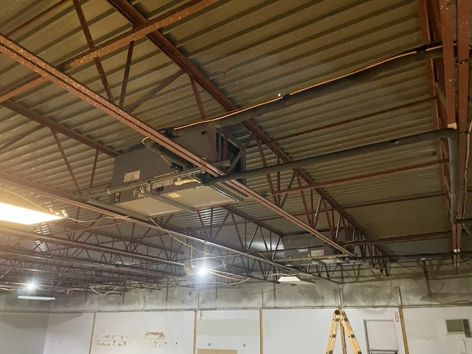 Real commercial HVAC project in San Antonio, TX